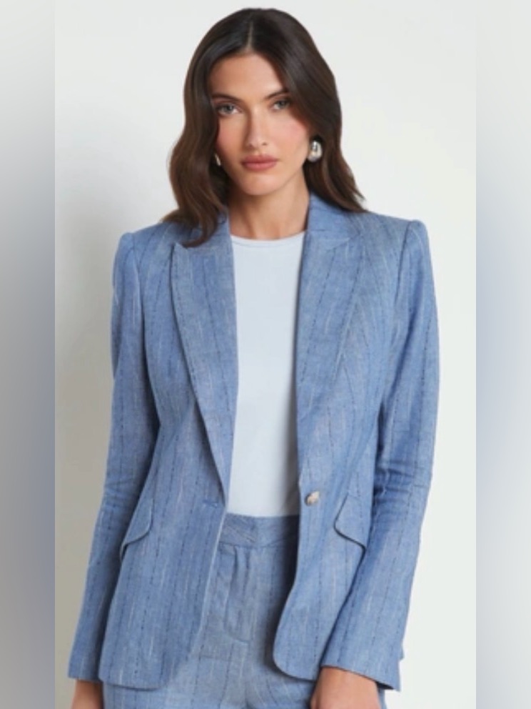 L'agence Sky Blue Tailored Blazer